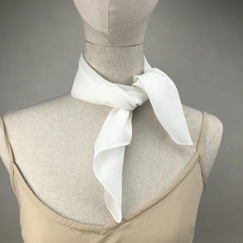 Scarf Silk Neck - Nowy damski jedwabny szalik kwadratowy szalik