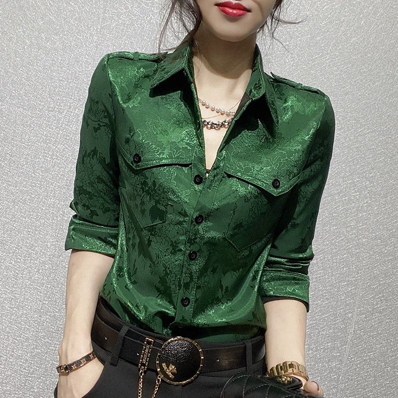 Women'S Office Formal Wear For Ladies - Bluzki damskie wiosenna i jesienna bluzka