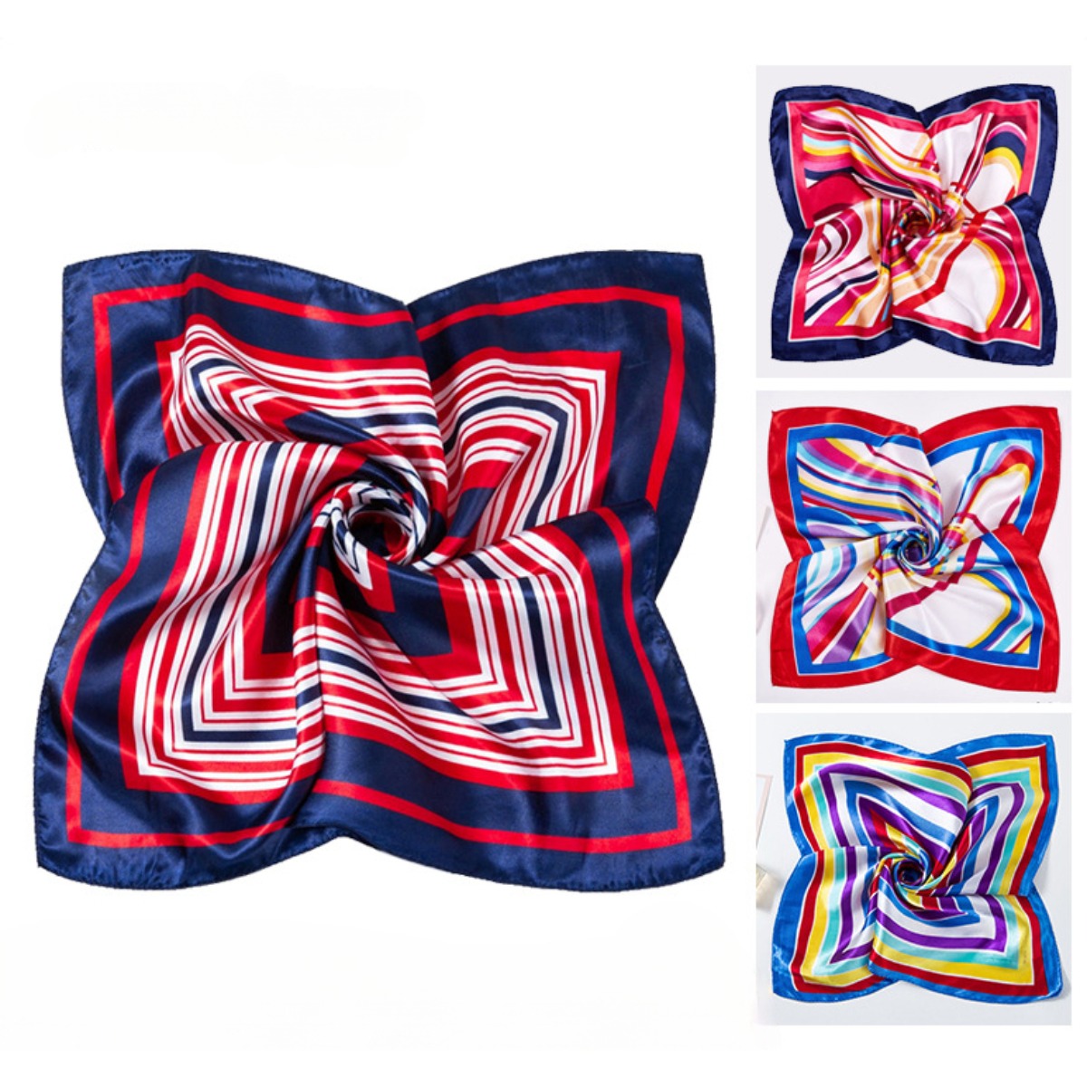 Scarf Silk Neck - 50*50cm kwadratowe jedwabne szaliki szalik moda