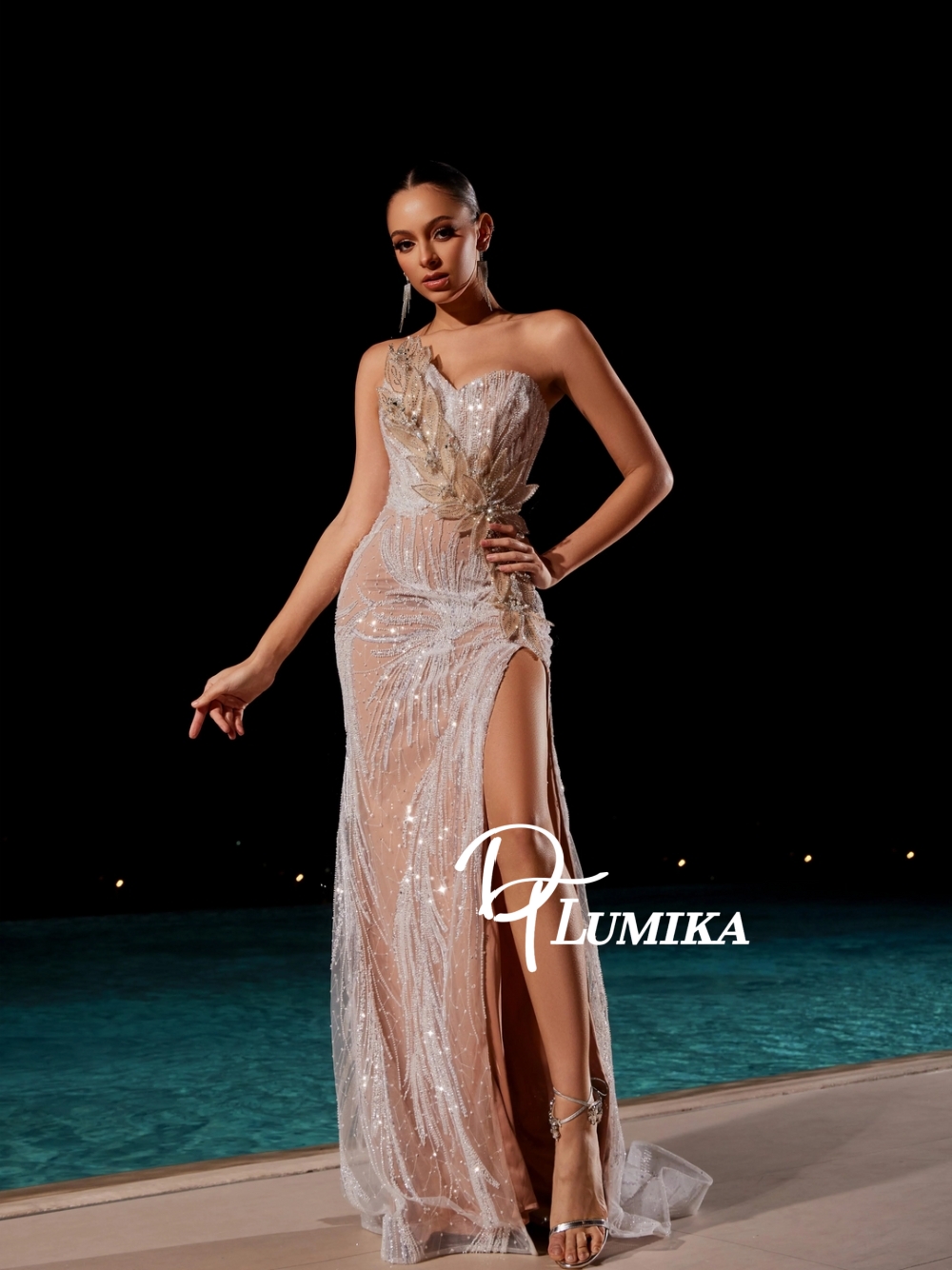 Unique Women'S Formal Wear - Formalna, błyszcząca suknia wieczorowa w stylu