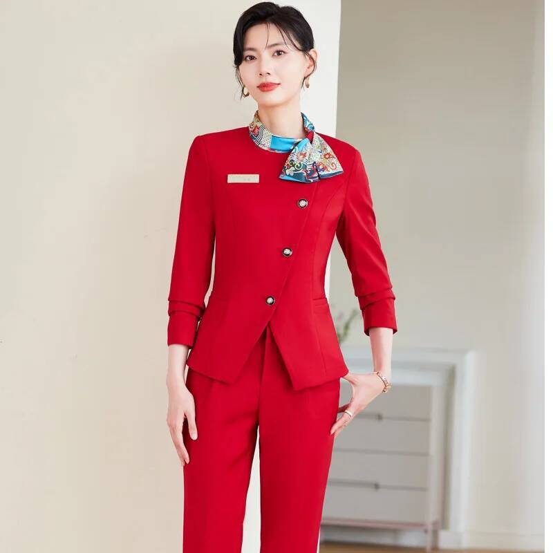 Women'S Office Formal Wear For Ladies - Eleganckie komplety spodniowe plus size dla