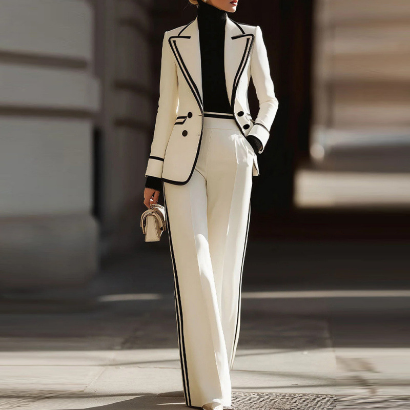 Women'S Formal Wear Pants - Wyprzedaż A+ Damski Dwurzędowy Żakiet z