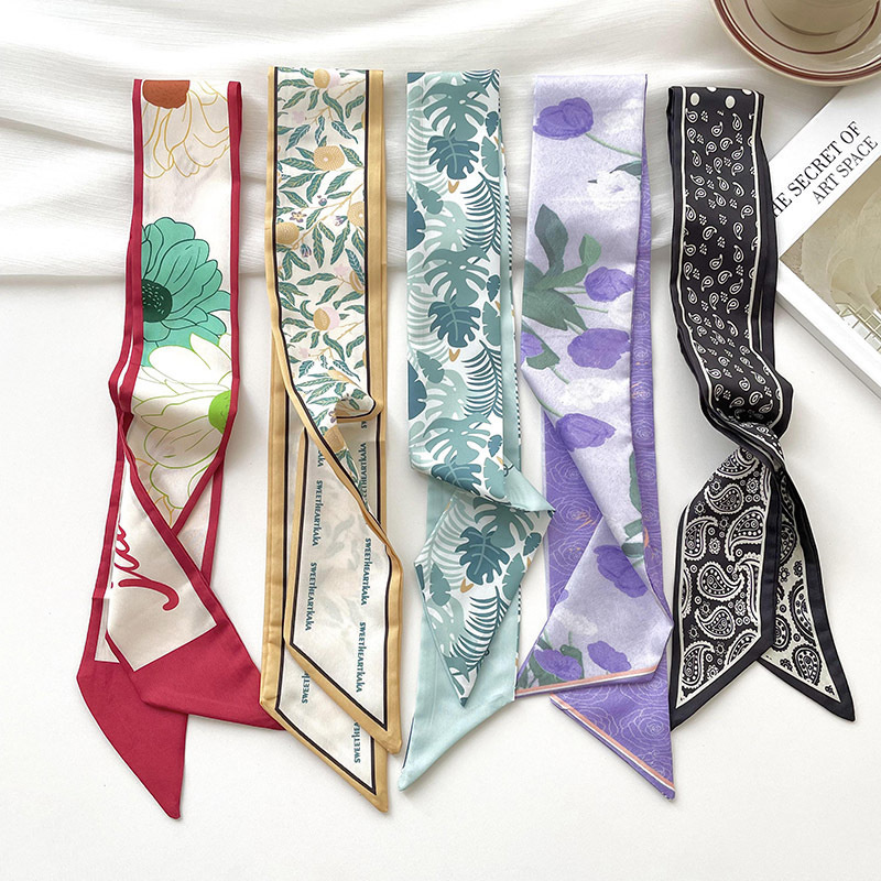 Scarf Silk Neck - Nowy luksusowy model marki mały jedwabny