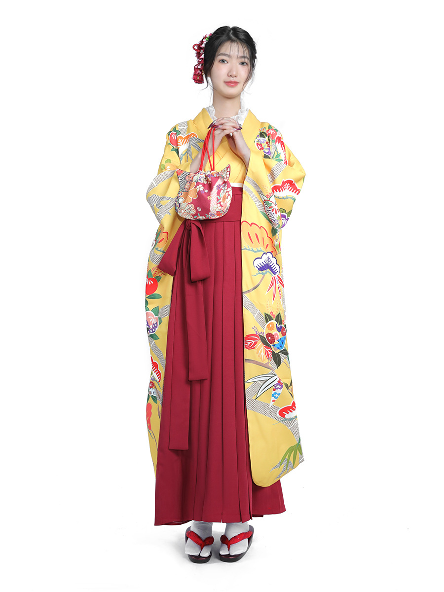 Japanese Women Formal Wear - Damski japoński zestaw kimono w stylu