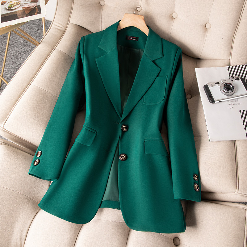 Women'S Office Formal Wear For Ladies - Niebieski czarny zielony damski formalny blezer