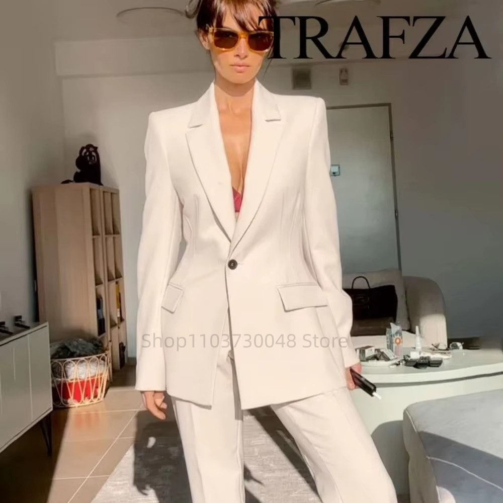 Women'S Office Formal Wear For Ladies - Damski garnitur biurowy: marynarka i spodnie,