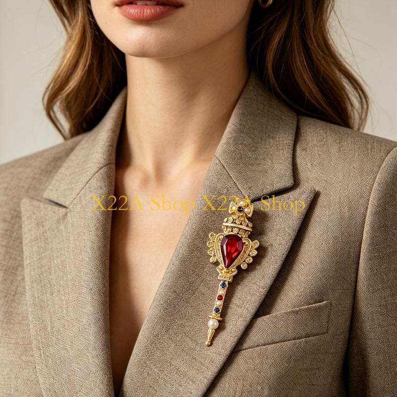 Wyjątkowa broszka w stylu retr – Unique Women'S Formal Wear recenzja i cena