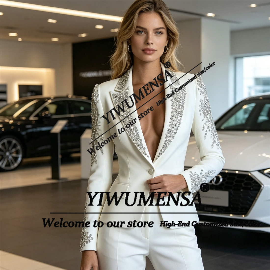 Luksusowe damskie garnitury dw – Women'S Formal Wear Pants recenzja i cena