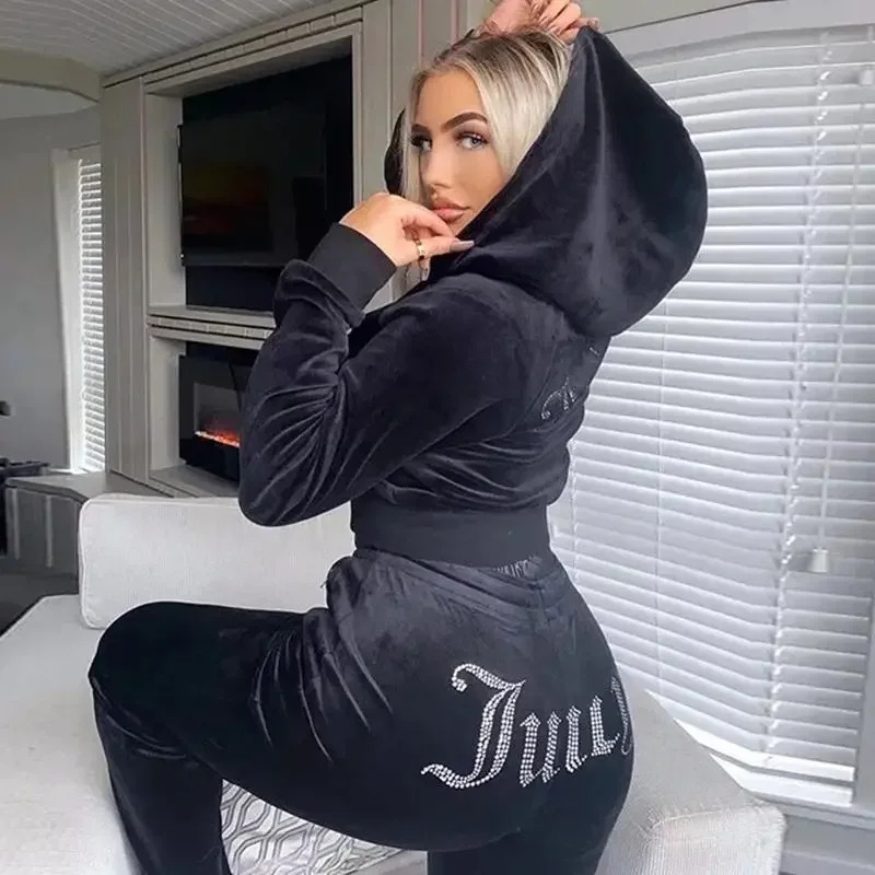 Damski welurowy dres Juicy Cou – Women'S Formal Wear Jumpsuit recenzja i cena
