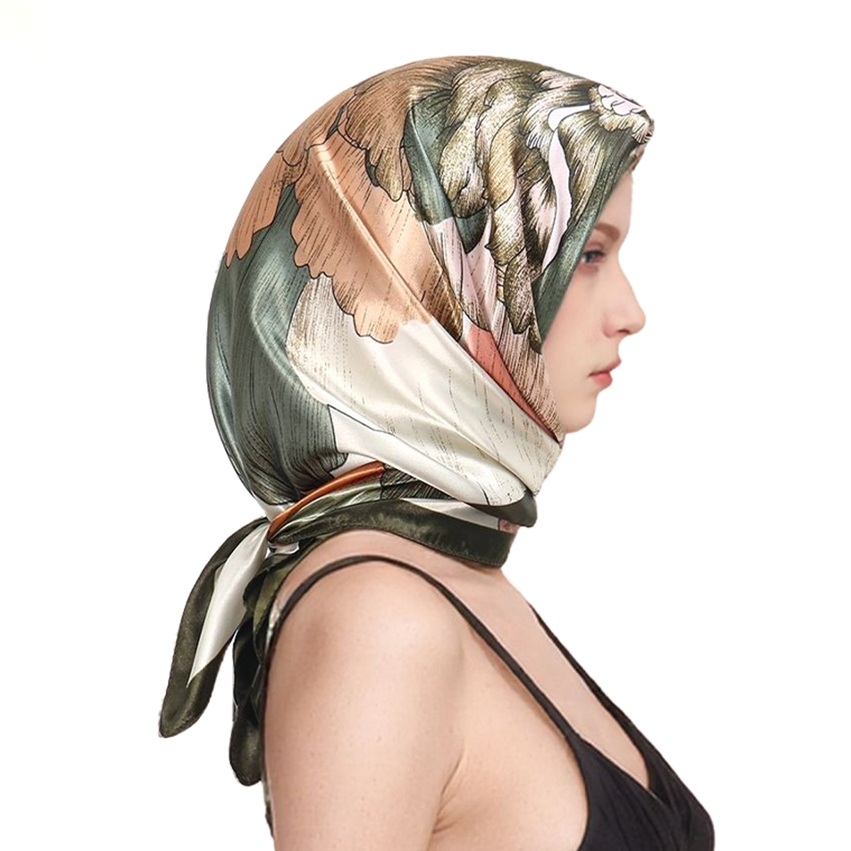 Jedwabna apaszka damska 90x90  – Scarf Silk Neck recenzja i cena