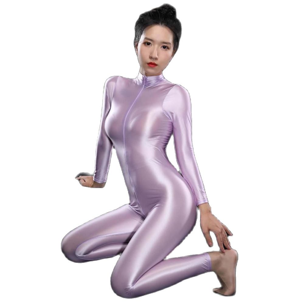 Seksowny błyszczący zamek błys – Women'S Formal Wear Jumpsuit recenzja i cena