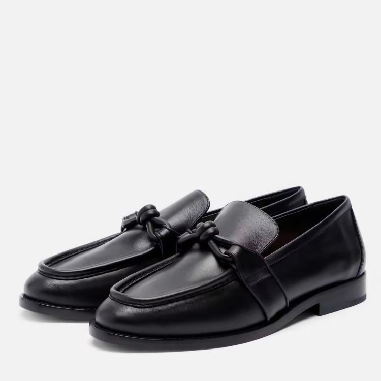 Damskie skórzane mokasyny z wę – Women Formal Wear Shoes recenzja i cena