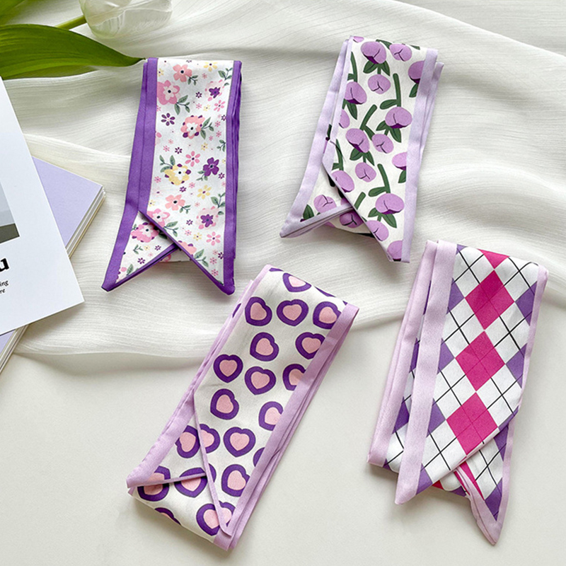 Nowa Luksusowa Wąska Krótka Da – Scarf Silk Neck recenzja i cena