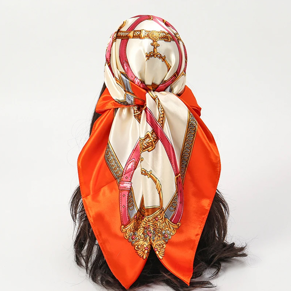 Modne szaliki 90*90cm damskie  – Scarf Silk Neck recenzja i cena