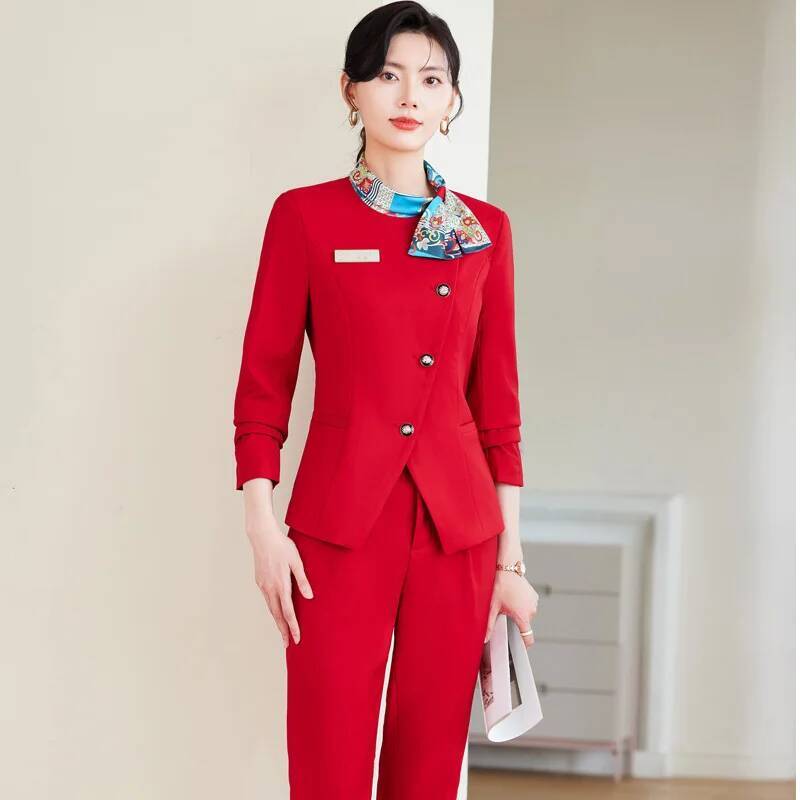 Eleganckie komplety spodniowe  – Women'S Office Formal Wear For Ladies recenzja i cena