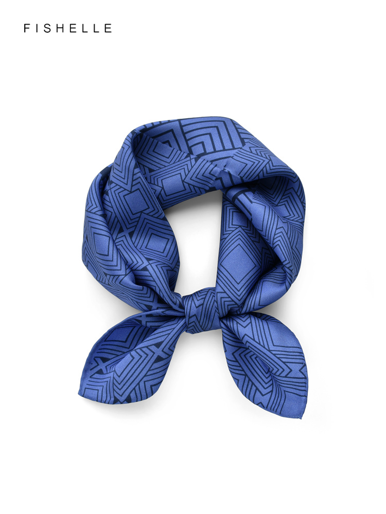 Chiński klasyczny niebieski bi – Scarf Silk Neck recenzja i cena