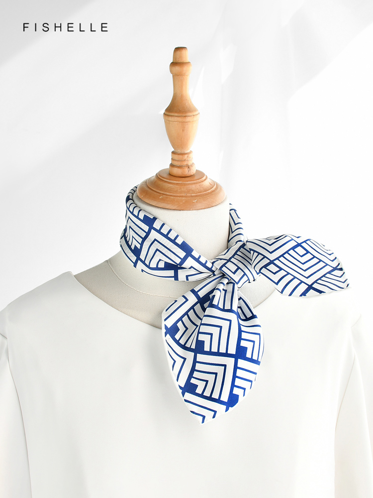 Chiński klasyczny niebieski bi – Scarf Silk Neck recenzja i cena