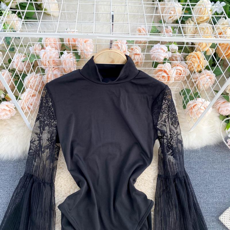 Seksowna latarnia z długim ręk – Women'S Formal Wear Jumpsuit recenzja i cena