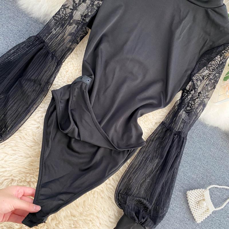 Seksowna latarnia z długim ręk – Women'S Formal Wear Jumpsuit recenzja i cena