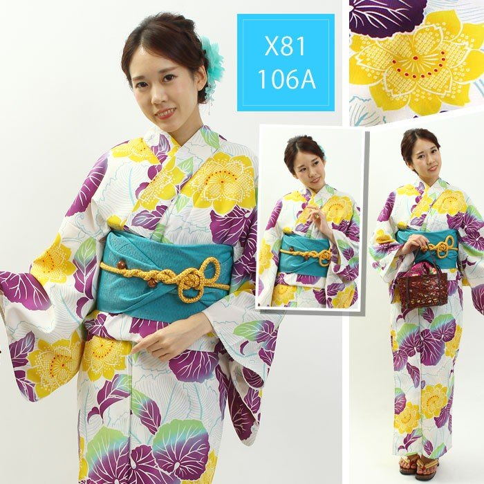 Japoński zestaw kimono Yukata  – Japanese Women Formal Wear recenzja i cena