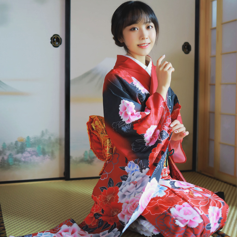 Damskie japońskie kimono, eleg – Japanese Women Formal Wear recenzja i cena