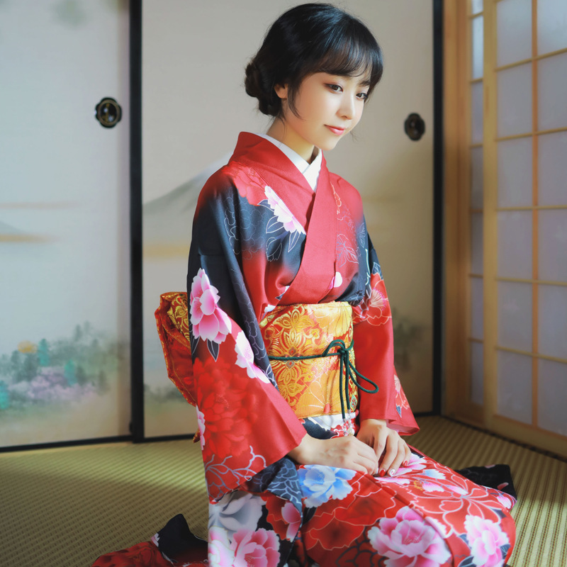 Damskie japońskie kimono, eleg – Japanese Women Formal Wear recenzja i cena