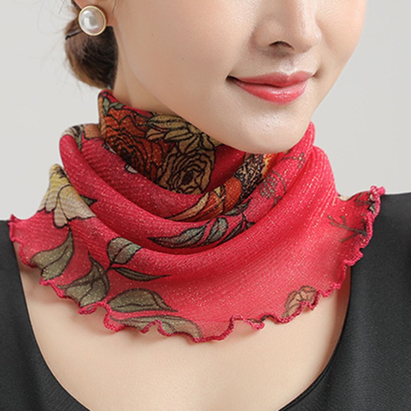 Wiosna lato szyfonowy szalik z – Scarf Silk Neck recenzja i cena