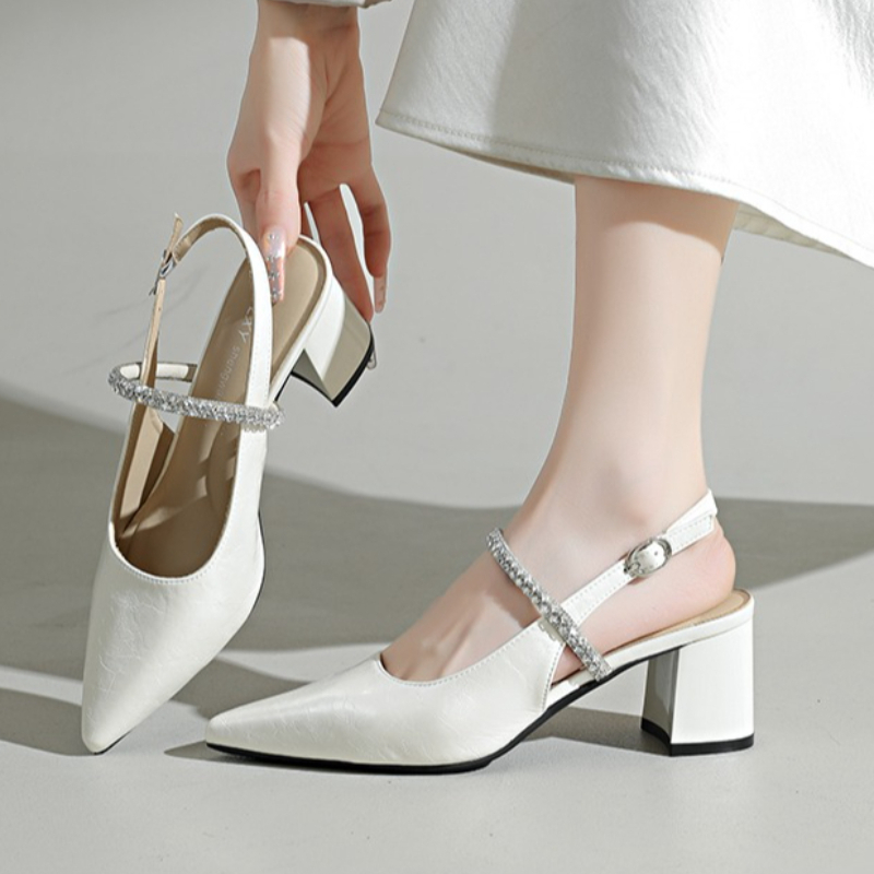 Damskie czółenka z kwadratowym – Women Formal Wear Shoes recenzja i cena