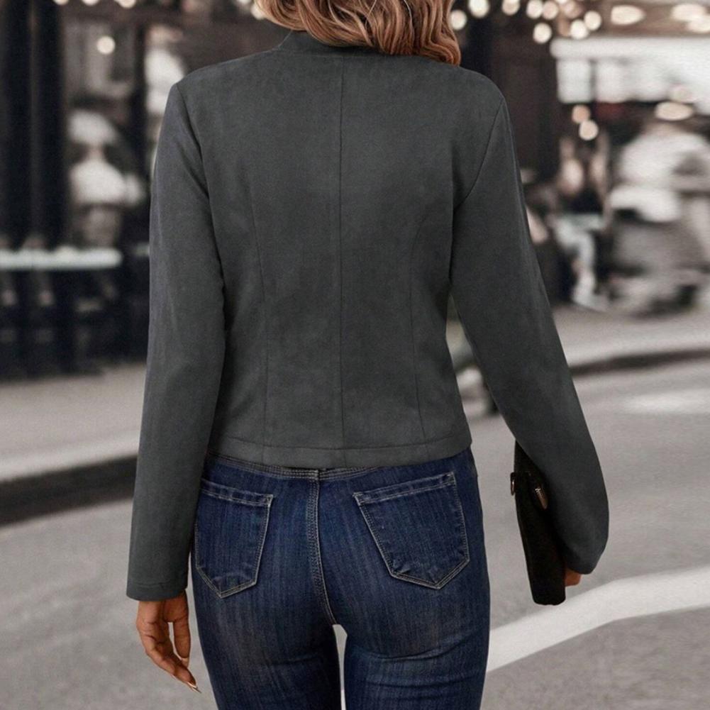 Damski płaszcz wiosenno-jesien – Women Formal Wear Stitching recenzja i cena
