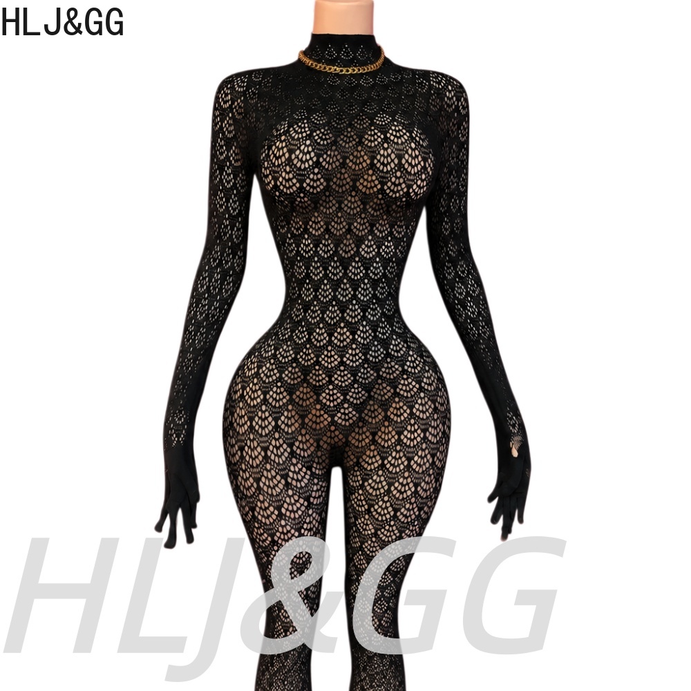 HLJ&GG Damskie Przezroczyste K – Women'S Formal Wear Jumpsuit recenzja i cena