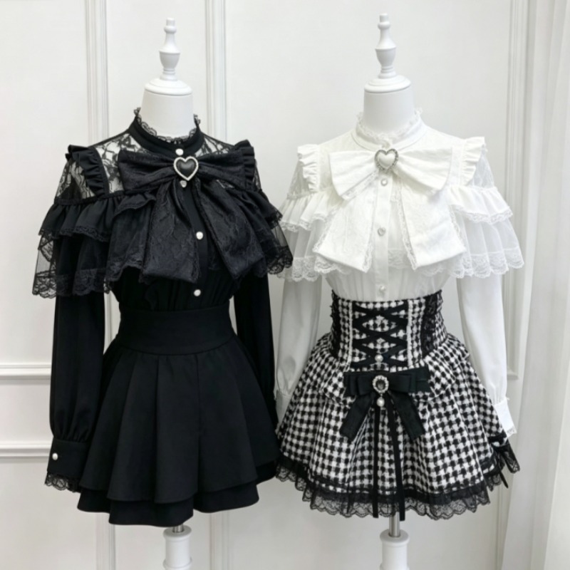Japońska bluzka kawaii lolita  – Japanese Women Formal Wear recenzja i cena